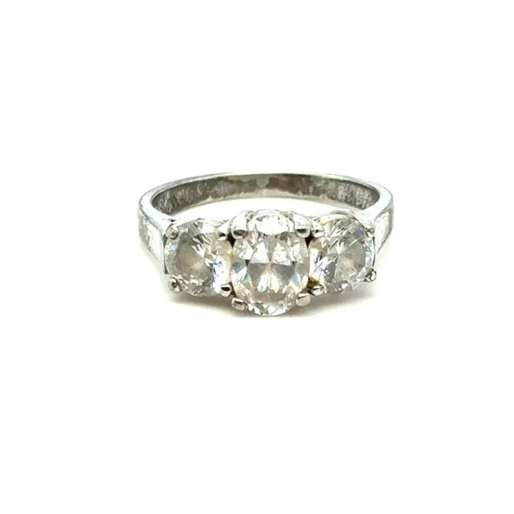 Ladies‎ Full Zircon Silver 925 Ring